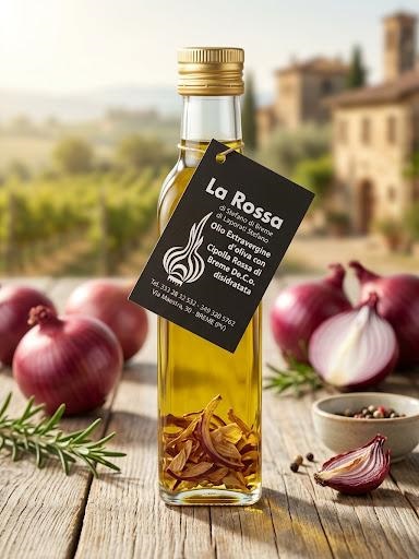 Olio evo con cipolla disidratata - l'oro verde incontra la Dolcissima