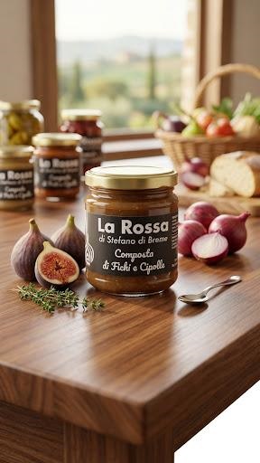 Composta di cipolla rossa di Breme e fichi - la sinfonia dell'autunno in un vasetto.